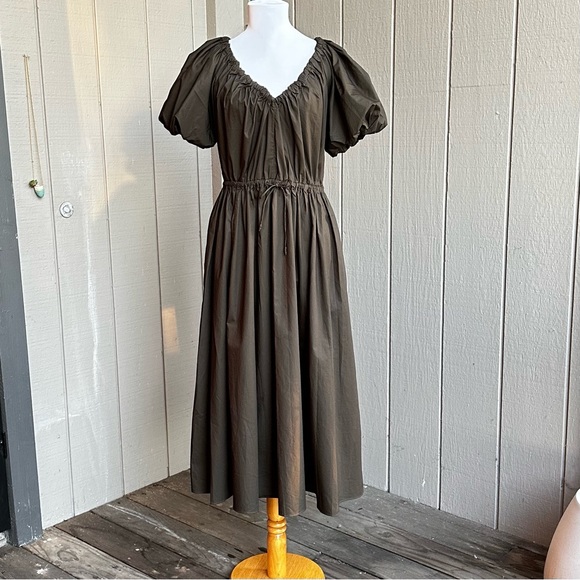 Ulla Johnson Vika Dress in Militaire - Picture 5 of 16